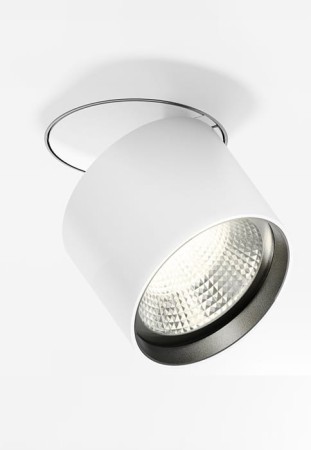 Oprawa oświetleniowa wewnętrzna częściowo wpuszczana HOY SPOT biały - 48°, 19W, 2700K, IP20 - ARTEMIDE