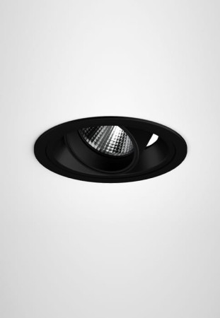 Oprawa sufitowa wpuszczana CCTEVO GIMBAL 105 deep black - LED 12W, 2700K, FL-31°, IP20-40 - TARGETTI 