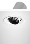Oprawa sufitowa wpuszczana CCTEVO GIMBAL 125 white - LED 18W, 3000K, FL-40°, IP20-40 - TARGETTI