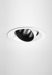 Oprawa sufitowa wpuszczana CCTEVO GIMBAL 125 white - LED 18W, 3000K, FL-40°, IP20-40 - TARGETTI