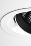 Oprawa sufitowa wpuszczana CCTEVO GIMBAL 125 white - LED 18W, 3000K, FL-40°, IP20-40 - TARGETTI