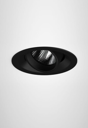 Oprawa sufitowa wpuszczana CCTEVO GIMBAL 125 deep black - LED 18W, 3000K, FL-40°, IP20-40 - TARGETTI  