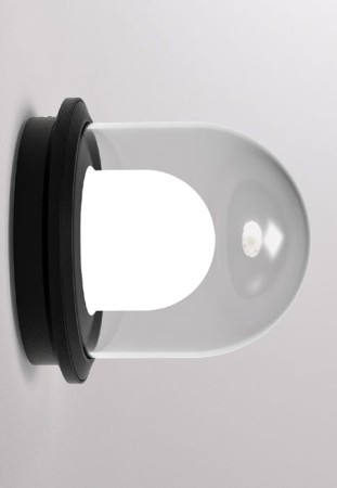 Lampa ścienna PILLE SINGLE M SD grey-black - MOLTO LUCE