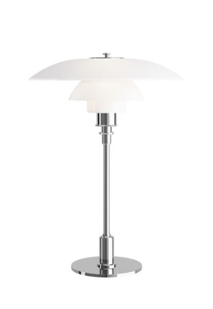 Lampa stołowa PH 3½-2½ chromwany - 60W E14 - LOUIS POULSEN 