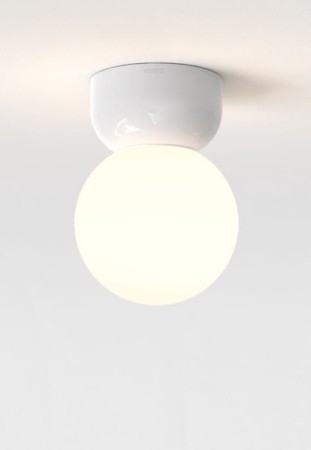 Oprawa oświetleniowa sufitowa LYRA CEILING 140 biały błyszczący - 1x10W Max LED G9 IP44 - ASTRO