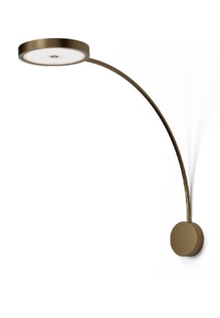 Oprawa oświetleniowa ścienna DIP bronze - LED 18W 2700K Ra>90 1931lm 220-240V AC dimmable (DALI/Push DIM) ⌀25 cm - PANZERI 