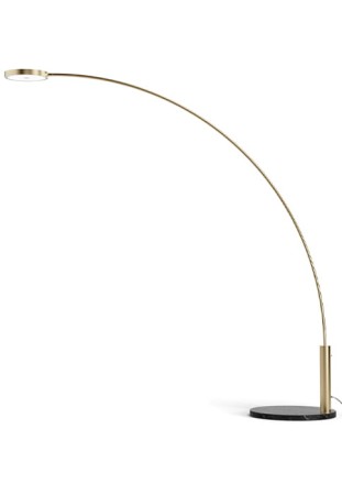 Oprawa oświetleniowa podłogowa DIP champagne-black marquina - LED 18W 2700K Ra>90 1931lm 220-240V AC dimmable (DALI/Push DIM) - PANZERI