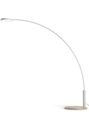 Oprawa oświetleniowa podłogowa DIP textured soft white-travertine - LED 18W 2700K Ra>90 1931lm 220-240V AC dimmable (DALI/Push DIM) - PANZERI