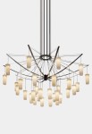 Lampa wisząca wewnętrzna CATENARIA CHANDELIER chrom - LED 232W 3000K 17400lm - LEDS C4 