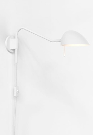 Oprawa oświetleniowa ścienna wewnętrzna SERGE PLUG-IN matowy biały - 20W Max G9 IP20 - ASTRO