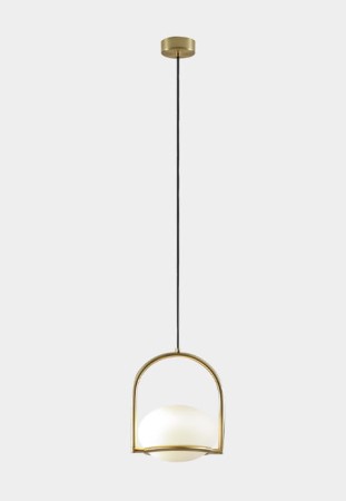 Lampa wisząca wewnętrzna COCO SINGLE - E14 9W 592lm malowane złoto - LEDS C4