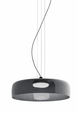 Lampa wisząca wewnętrzna LEVELS 1 BODY Ø420mm - LED 19W SW 2700-3000-4000K PHASE CUT 1381lm czarny-zadymiony - LEDS C4 