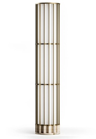 Oprawa oświetleniowa podłogowa wewnętrzna na podstawie z trawertynu ROMA 200 bronze - LED 70W 2700K Ra>90 5400lm 220-240V AC dimmable (DALI/Push DIM) - PANZERI 
