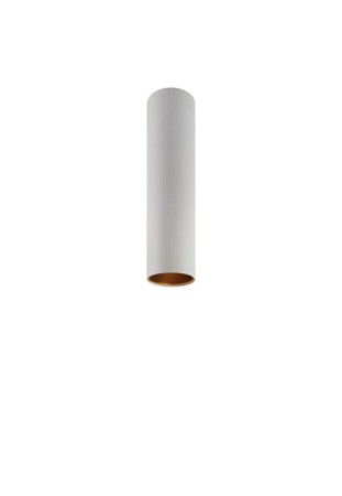 Oprawa sufitowa cylindryczna wewnętrzna IBL/03091CE/25/WGD - 240V, GU10/Par16, Max35W, IP20, 25cm, biało-złota