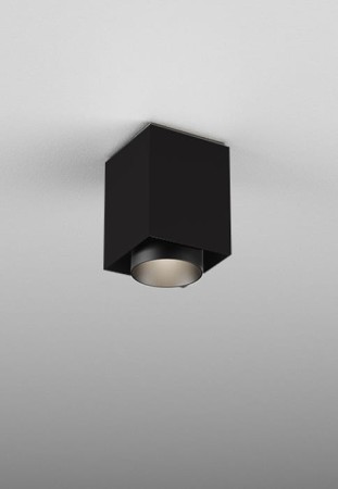 Oprawa sufitowa natynkowa wewnętrzna VYRO x1 M930 square - LED 8W 230V 27° 3000K 680lm Phase-Control natynkowy czarny - AQFORM 