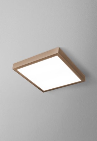 Oprawa sufitowa natynkowa wewnętrzna BLOS LED M930 hermetic taupe - 46W 230V 3000K 3630lm ON/OFF IP44 - AQFORM