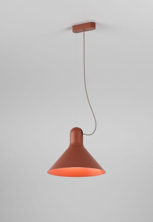 Oprawa sufitowa zwieszana wewnętrzna CONA 26 terakota - 50W E27 Phase-Control IP20 - AQFORM