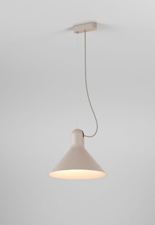 Oprawa sufitowa zwieszana wewnętrzna CONA 26 taupe - 50W E27 Phase-Control IP20 - AQFORM