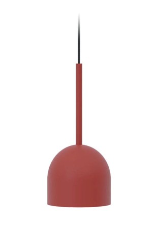 Lampa wisząca wewnętrzna RIO matowa czerwień z terakoty - Ø12cm, G9, 220-240V, IP20 - ROBIN 
