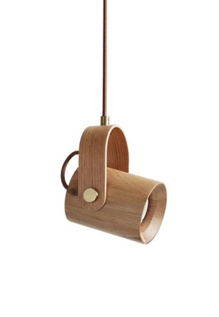 Lampa wisząca wewnętrzna - GU10 Maks.12W LED IP20 drewno naturalne