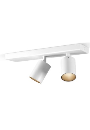 Oprawa oświetleniowa wewnętrzna sufit-ściana CARL 2 P12501 white - PANZERI