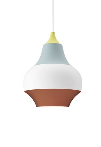 Lampa wisząca wewnętrzna CIRQUE Ø220 żółty top - 1x40W E27 IP20 - LOUIS POULSEN