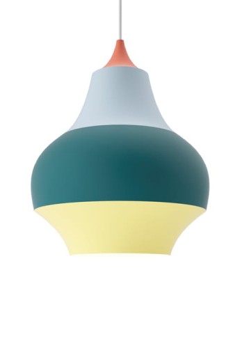 Lampa wisząca wewnętrzna CIRQUE Ø380 czerwony top - 1x60W E27 IP20 - LOUIS POULSEN