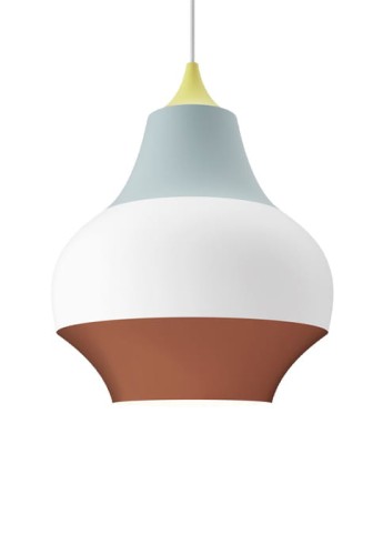Lampa wisząca wewnętrzna CIRQUE Ø380 żółty top - 1x60W E27 IP20 - LOUIS POULSEN