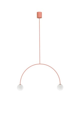 Lampa wisząca wewnętrzna RIGA 50 koral - 2xG9 220-240V IP20 - ROBIN