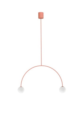 Lampa wisząca wewnętrzna RIGA 50 koral - 2xG9 220-240V IP20 - ROBIN