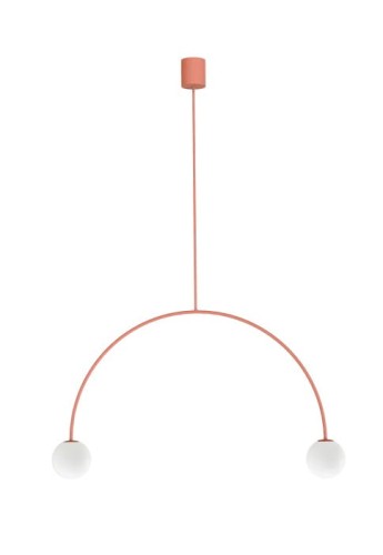 Lampa wisząca wewnętrzna RIGA 80 koral - 2xG9 220-240V IP20 - ROBIN