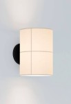 Lampa ścienna wewnętrzna RANIA 18 czarno-biały kremowy - E27 220-240V IP20 - ROBIN
