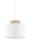 Lampa wisząca DUO White Juta - E27 15W LED 230V IP20