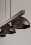Lampa wisząca OSLO 3 brown - E27 15W LED 230V IP20