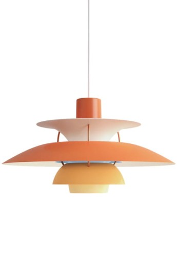 Lampa wisząca wewnętrzna HP 5 odcienie pomarańczowego - 75W E27 IP20 - LOUIS POULSEN