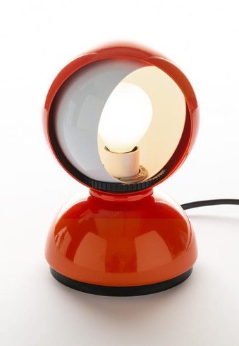 Lampa stołowa ECLISSE czerwony - LED 1x5W E14 IP20 - ARTEMIDE