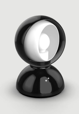 Lampa stołowa ECLISSE PVD czarny - LED 1x5W E14 IP20 - ARTEMIDE