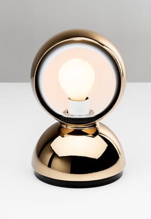 Lampa stołowa ECLISSE PVD złoty - LED 1x5W E14 IP20 - ARTEMIDE