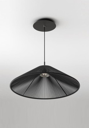 Oprawa sufitowa zwieszana wewnętrzna SNOP 40 QRLED L930 52° czarny + klosz czarny - 6W 3000K 790lm IP20 - AQFORM