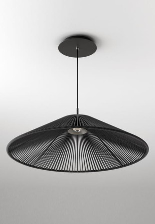 Oprawa sufitowa zwieszana wewnętrzna SNOP 60 QRLED L930 52° czarny + klosz czarny - 6W 3000K 790lm IP20 - AQFORM 