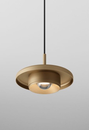 Oprawa sufitowa zwieszana wewnętrzna QRLED next L930 52° złoty - 6W 3000K 790lm IP20 - AQFORM