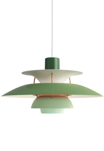 Lampa wisząca wewnętrzna HP 5 odcienie zieleni - 75W E27 IP20 - LOUIS POULSEN