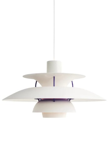 Lampa wisząca wewnętrzna HP 5 biały klasyczny - 75W E27 IP20 - LOUIS POULSEN