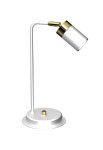 Lampa stołowa JOKER white-gold - GU10 230V IP20
