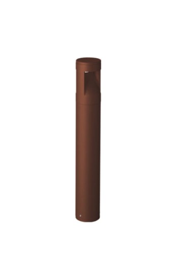 Słupek oświetleniowy zewnętrzny LAKO 40 cm oxide - LED 6W, 3000K, CRI>90, IP65 - LANDA