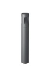 Słupek oświetleniowy zewnętrzny LAKO 60 cm graphite - LED 6W, 3000K, CRI>90, IP65 - LANDA 