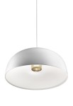 Lampa sufitowa wisząca TIA 400 ultra matt white - LED 18W 3000K 1981lm IP20 - LUMINA