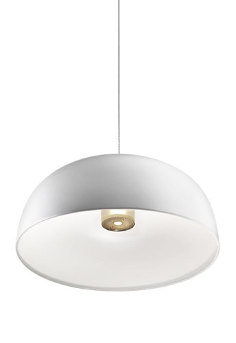 Lampa sufitowa wisząca TIA 400 ultra matt white - LED 18W 3000K 1981lm IP20 - LUMINA