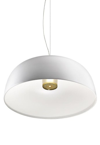 Lampa sufitowa wisząca TIA 600 ultra matt white - LED 25W 3000K 2774lm IP20 Phase Cut - LUMINA