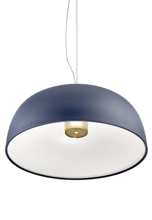 Lampa sufitowa wisząca TIA 600 sapphire blue - LED 25W 3000K 2774lm IP20 Phase Cut - LUMINA 